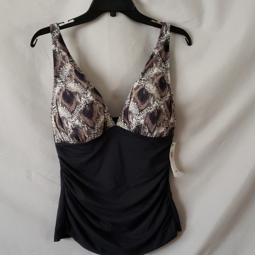 NEW Bleu Snake Print Tankini
